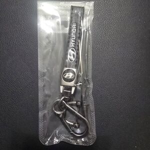 Hyundai Black Keychain Lanyard